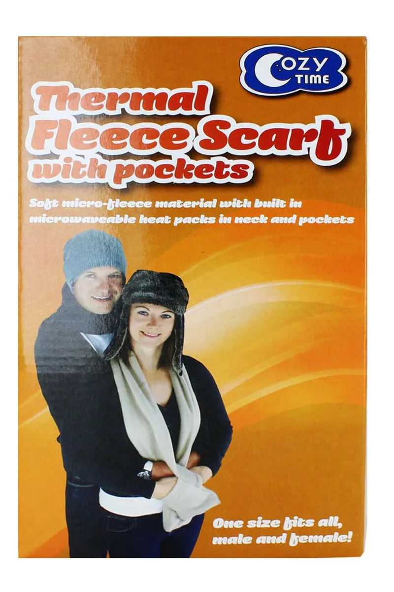 Cozy Time Thermal Fleece Scarf (Pack of 3)