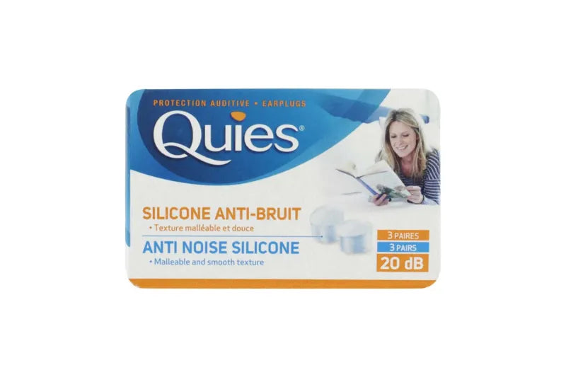 Quies Silicone Ear Plugs Clear (Pack of 12)