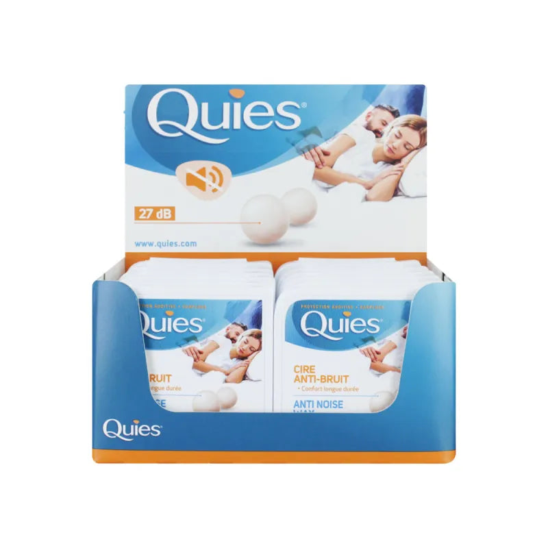 Quies Pure Wax Earplugs(8Pairs)X12 (Pack of 12)