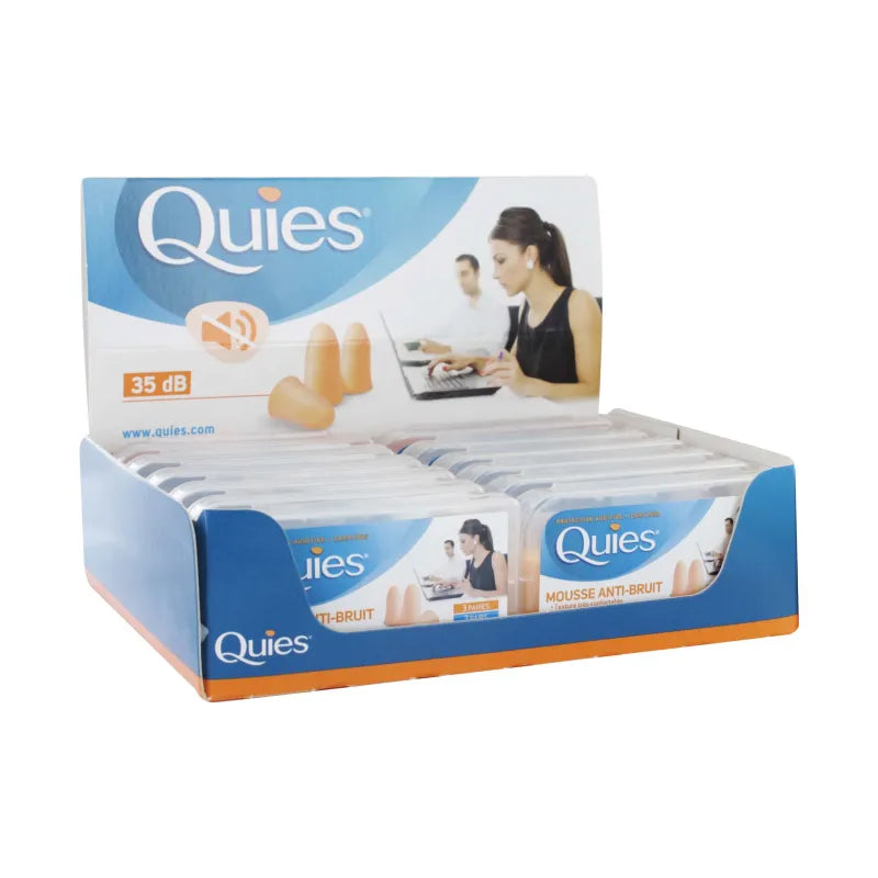 Quies Foam Ear Plugs(Neutral)X 12 (Pack of 12)