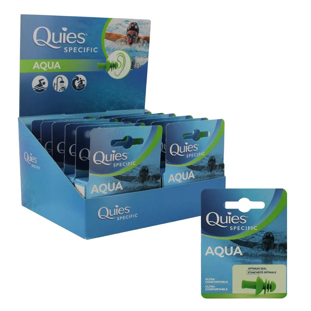 Quies Specific Aqua Swim Ear Plug (Pack of 12)