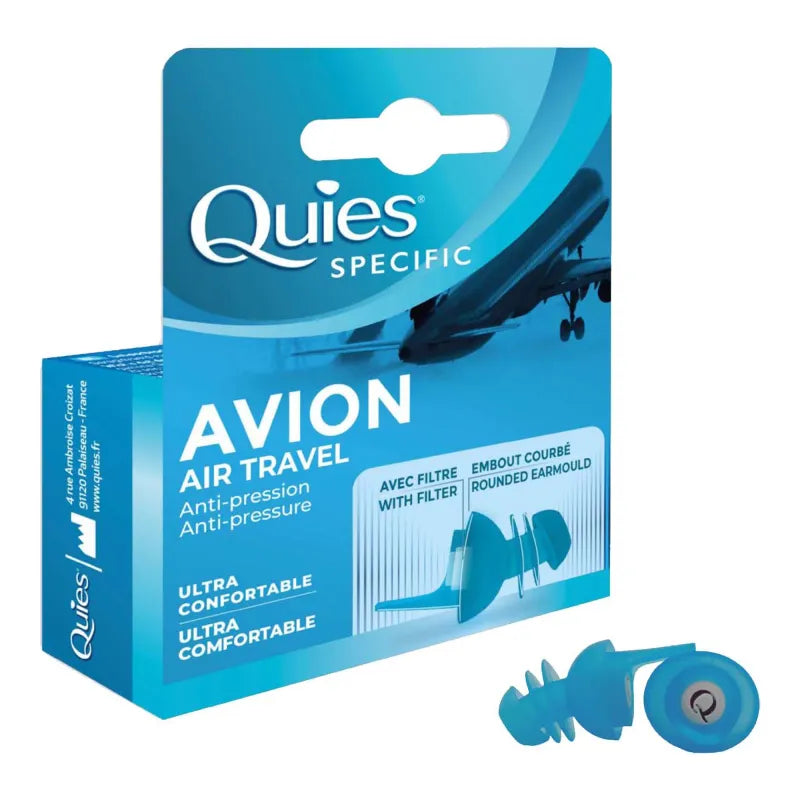 Quies Air Travel Ear Plug (Pack of 6)