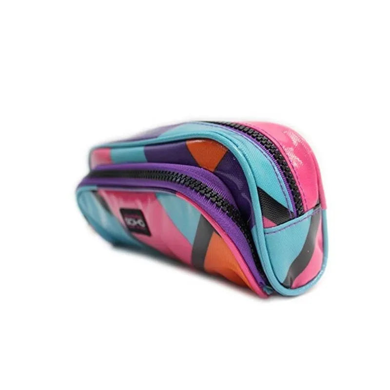 491462U Soho Bright Double Zip Bag Small (Pack of 3)