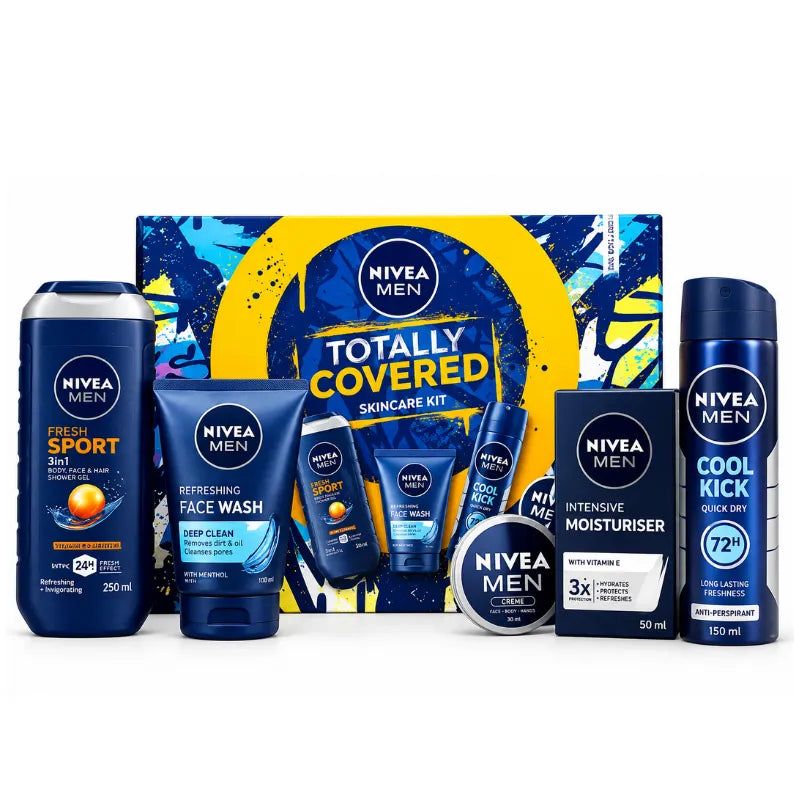 Nivea Totally Covered Men's 5-Piece Gift Set – gift set