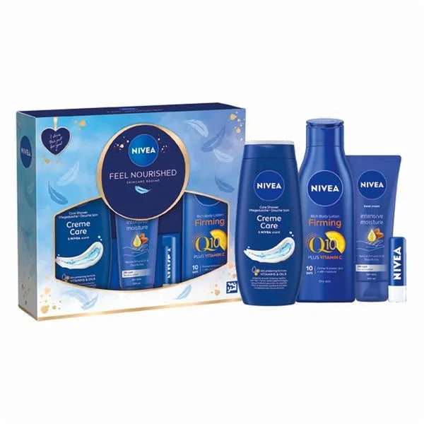 Nivea Feel Nourished 4Pce Gift Set (Pack of 6)
