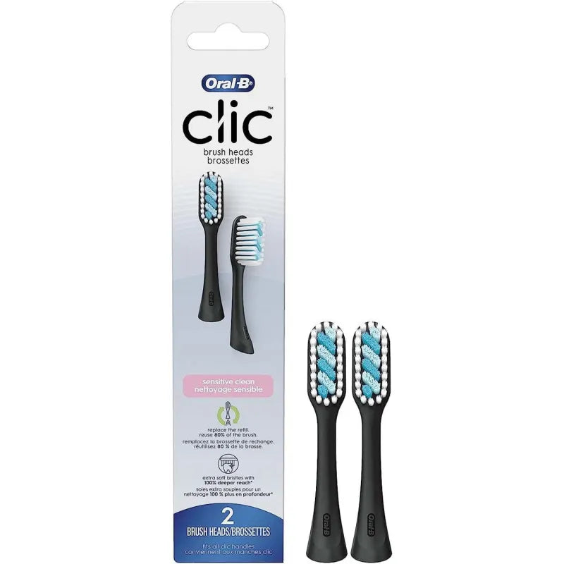Oral B Clic 2 T/Brush Heads Sens Clean (Pack of 12)