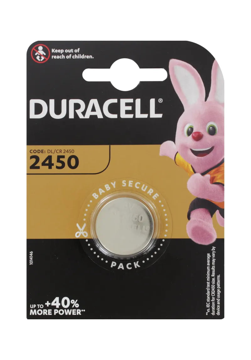 Duracell Cr-2450 Lithium Battery (Pack of 10)