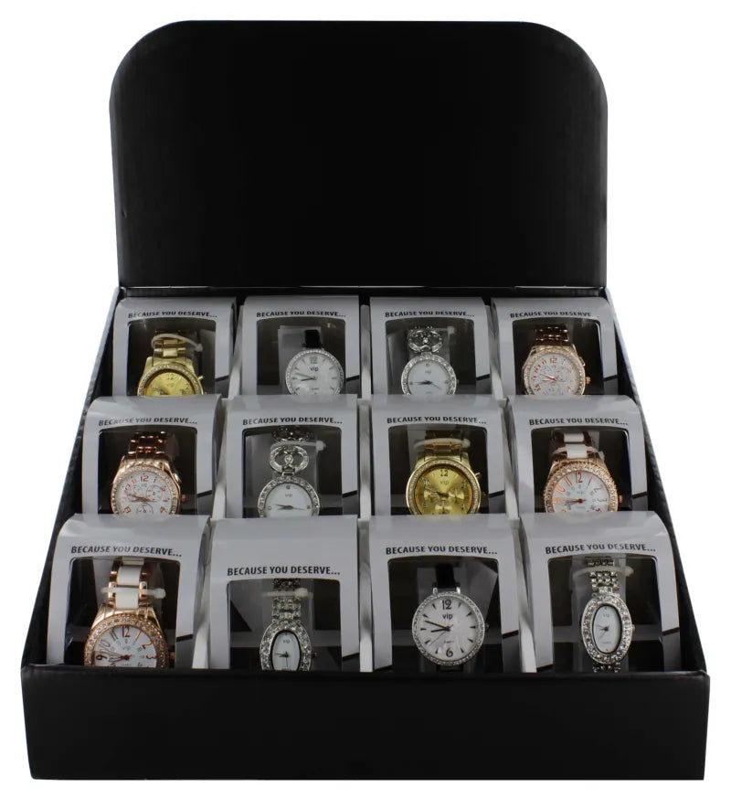 VIP Ladies Fashion Watches (Pack of 12)