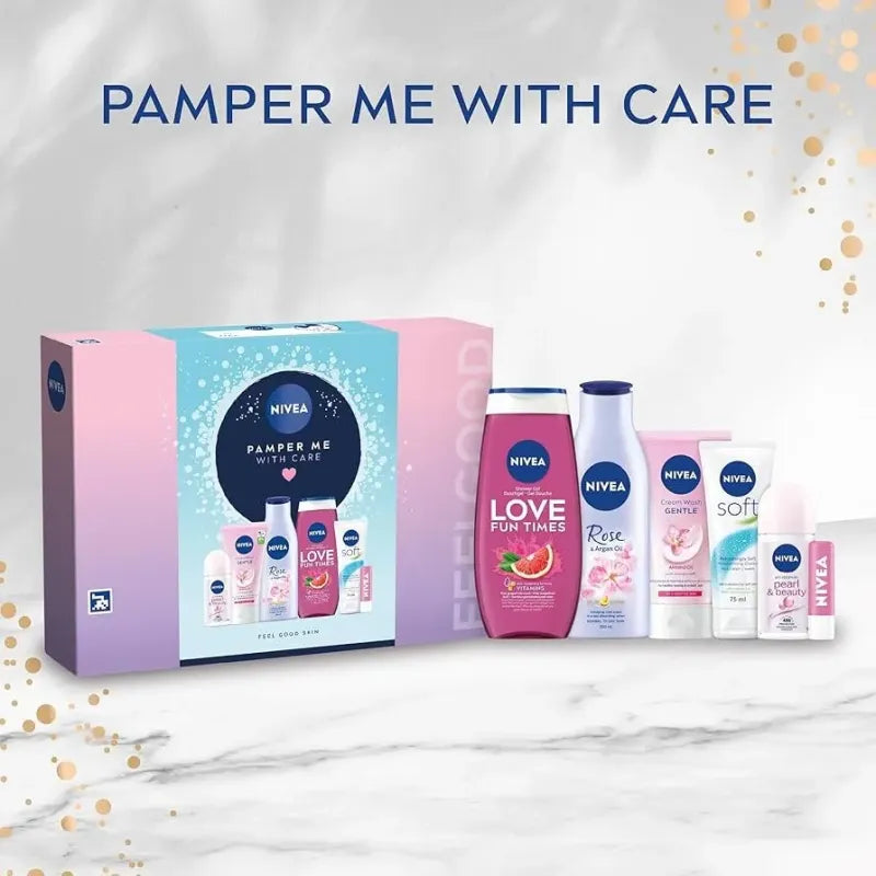 Nivea Pamper Me 6Pce Gift Set (Pack of 6)