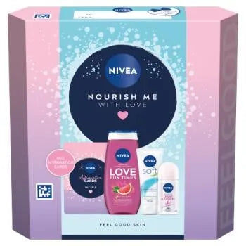 Nivea Nourish Me With Love 4Pce Gift Set (Pack of 6)
