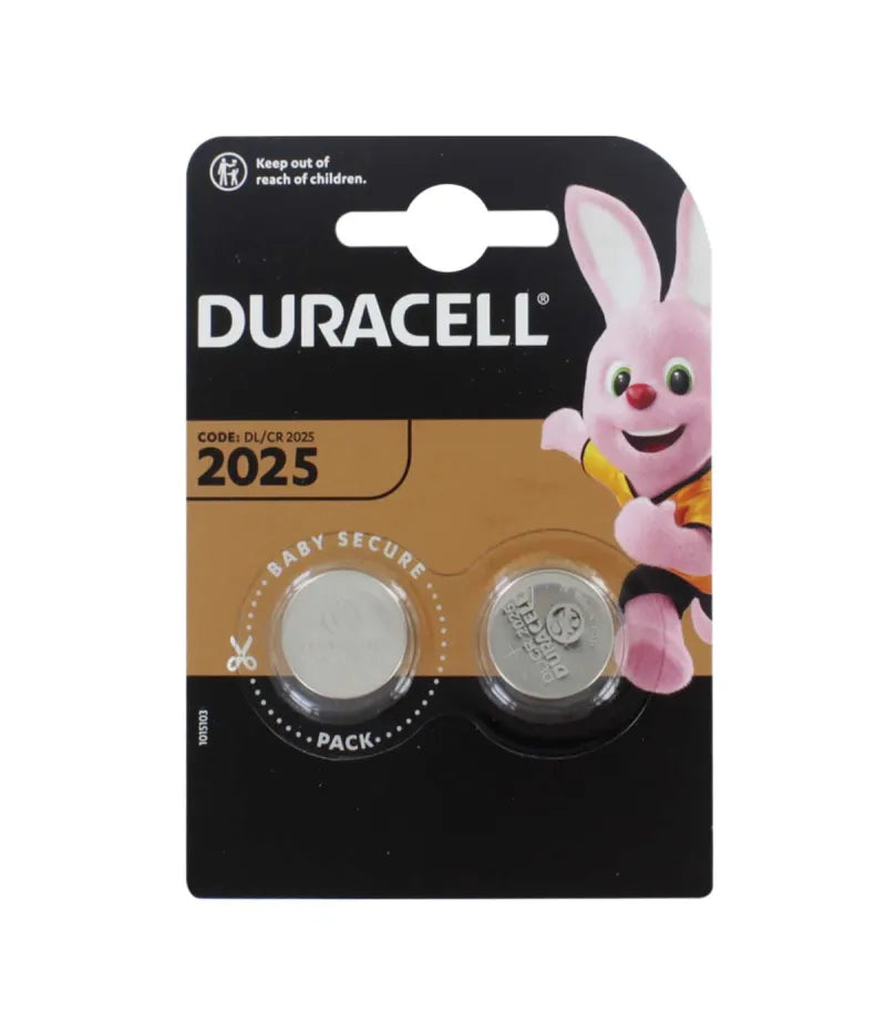 Duracell Cr-2025 Lithium Battery Twin Pack (Pack of 10)