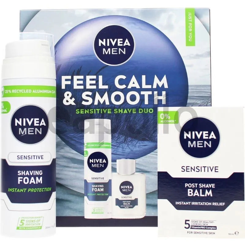 Nivea Calm & Smooth Mens 2Pce Set (Pack of 6)
