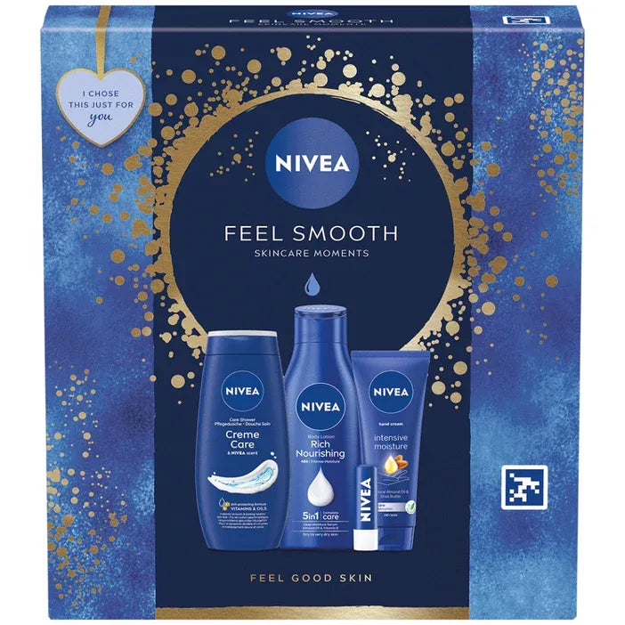 Nivea Feel Smooth 4Pce Gift Set (Pack of 6)