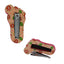 Foot Shape Nail Buffer & Clipper Set (Pack of 12)