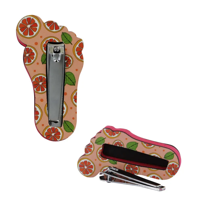 Foot Shape Nail Buffer & Clipper Set (Pack of 12)