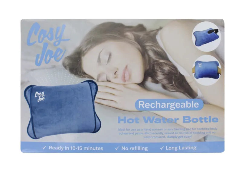 Cosy Joe Electric Hot Water Bottle Blue (Pack of 3)