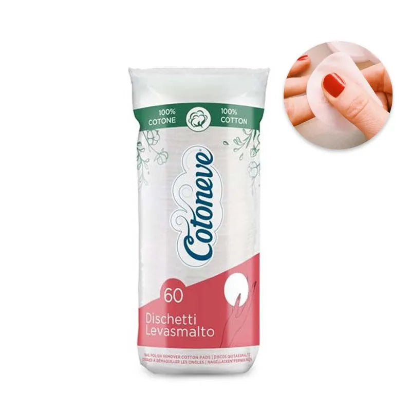 3650Cv Cotoneve Nail Polish Remover 60 Pads (Pack of 12)
