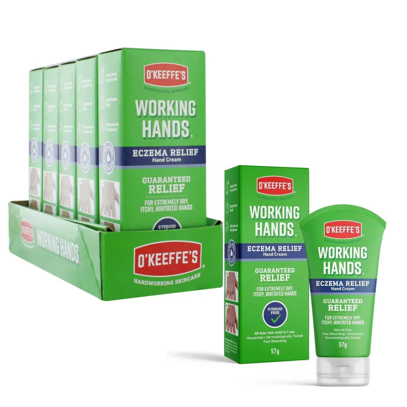 O'Keeffe'S Working Hands Eczema Relief Hand Cream X5 115475 (Pack of 5)
