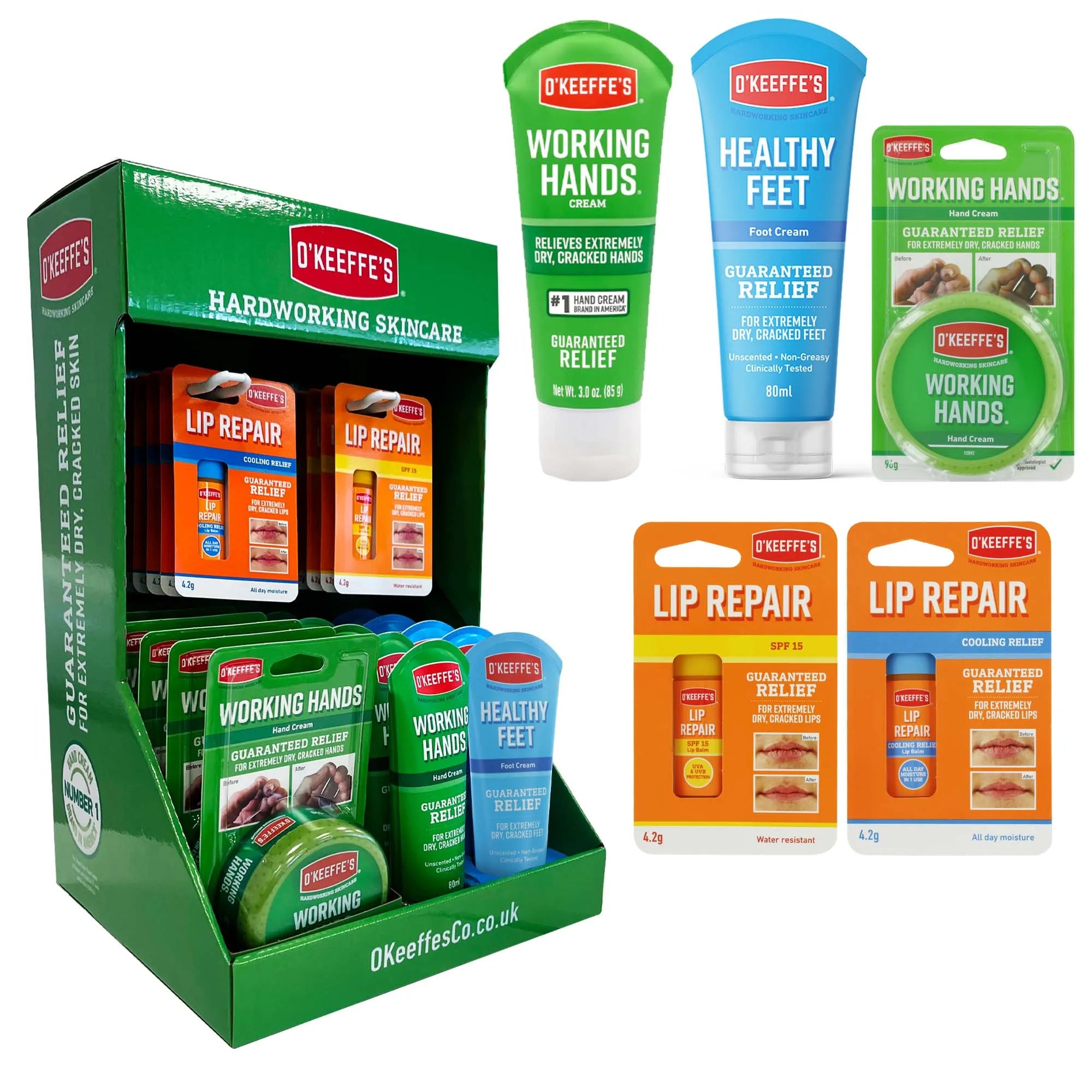 O'Keeffe'S Skincare Counter Display