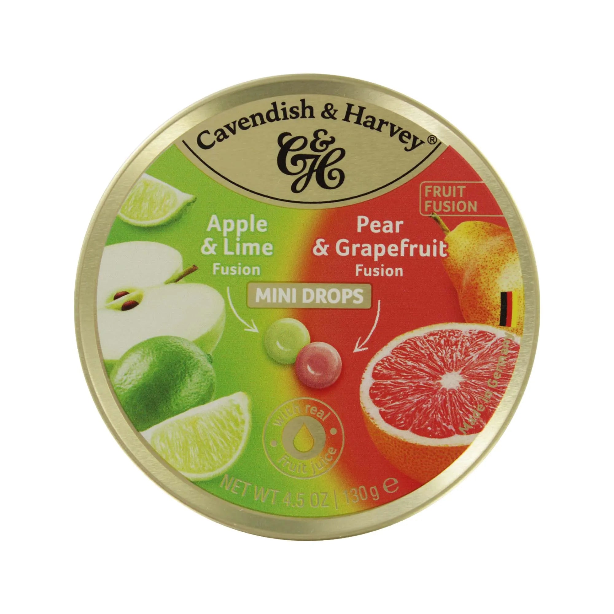 Cavendish & Harvey Fruit Fusion Mini Drops Apple&Lime / (Pack of 11)