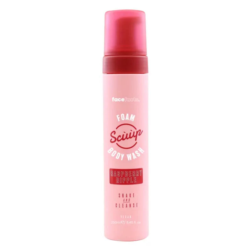 Face Facts Foam Body Wash Rapberry Ripple 240ML (Pack of 6)