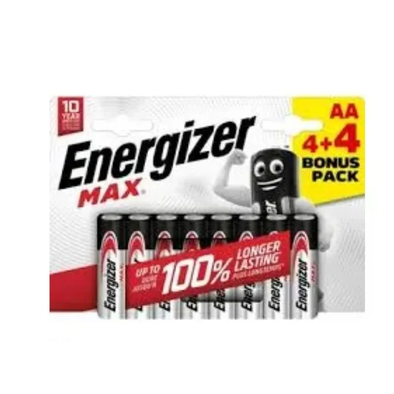 Energizer Max AA 4+4 Battery – batteries and chargers