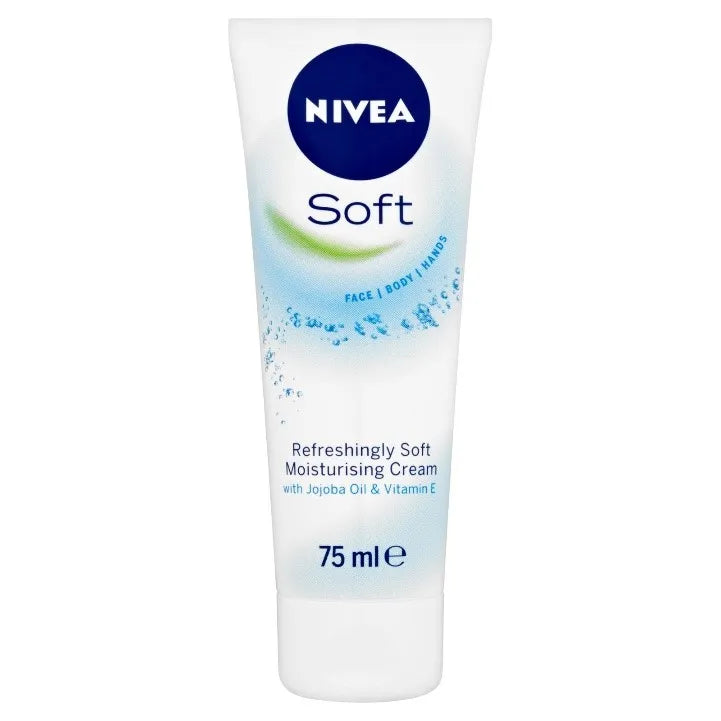 Nivea Soft Cream Tube 75ML (Pack of 6)