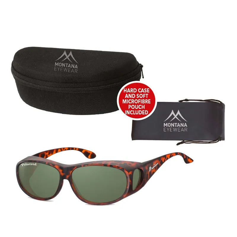 Montana Fit Over Specs Polarised Sunglasses With Case (Pack of 6)