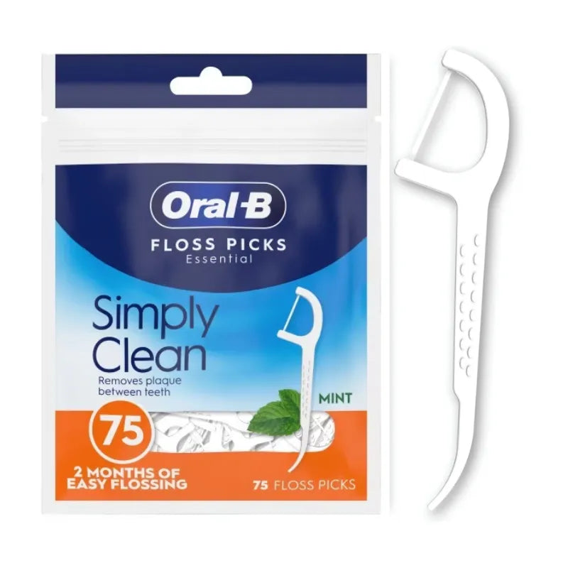 Oral-B Floss Picks 75 Count Simply Clean – interdental cleaner