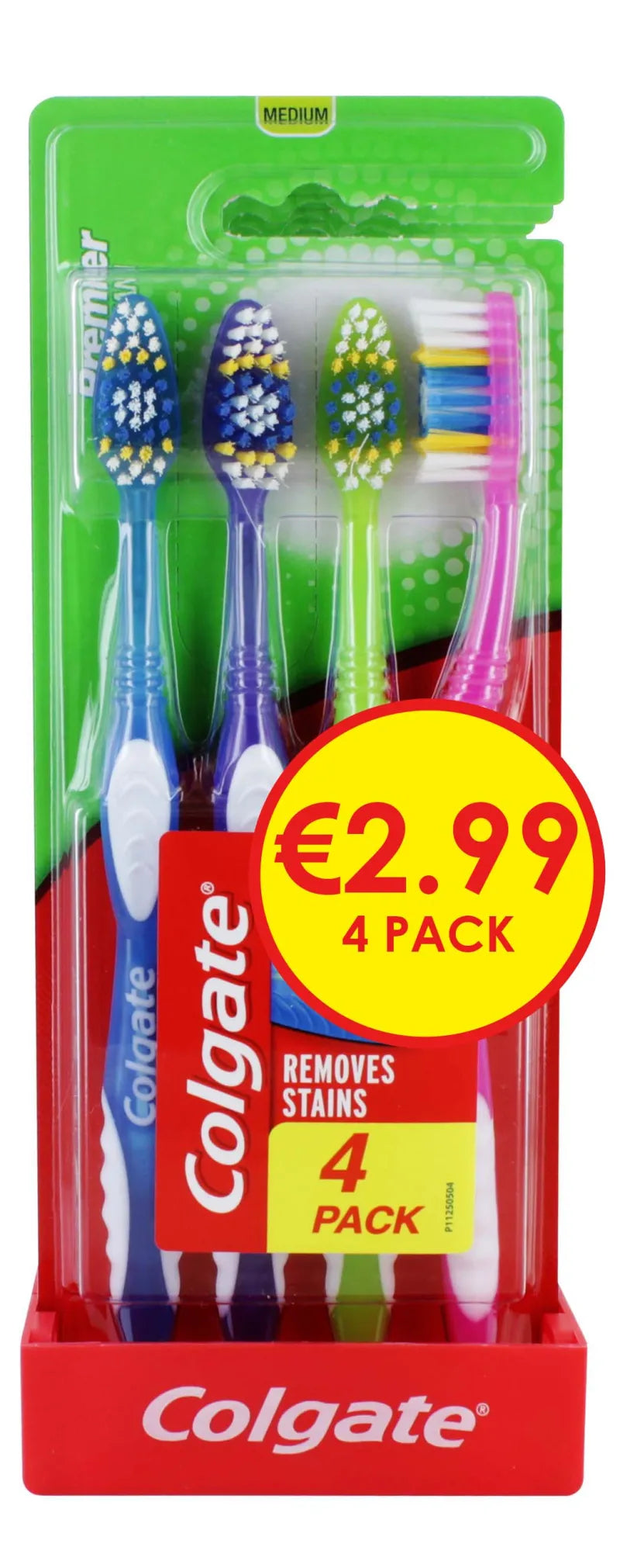Colgate Premier 4 Pack Toothbrush (Pack of 12)