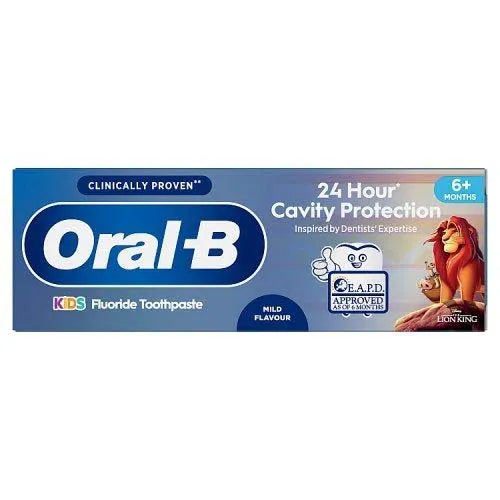 Oral B Lion King T/Paste 6M+ 60ML (Pack of 12)