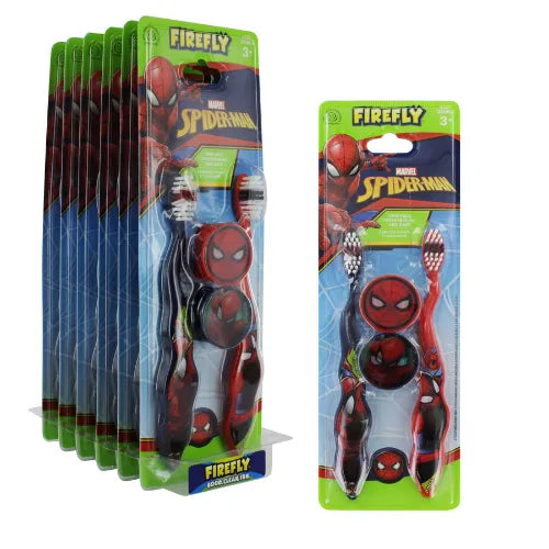 Spiderman Twin Toothbrush & Caps – toothbrush