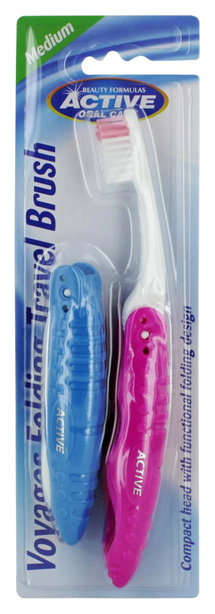 Bf Active Folding 2 Pack Travel Toothbrush (Pack of 6)