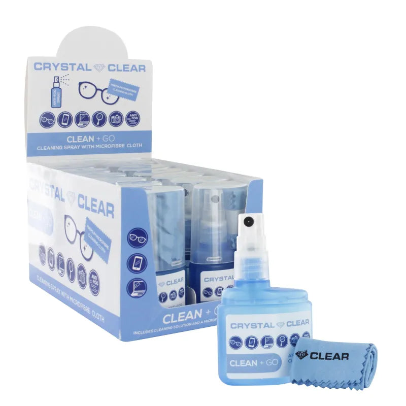 Crystal Clear Anti-Fog Cleansing Kit X12 (Pack of 12)