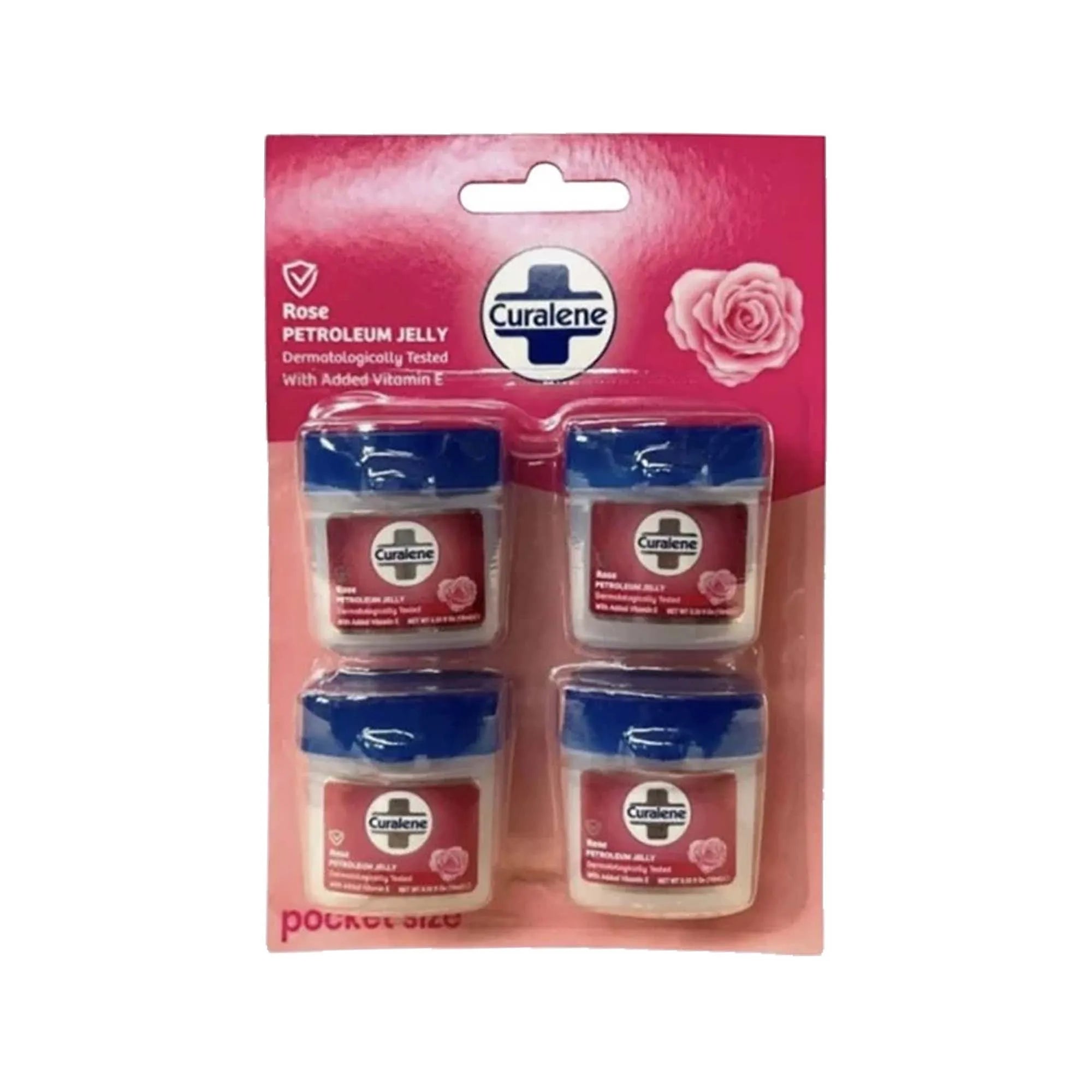 Curalene Petroleum Jelly Mini Size 4X10ML Pack Rose (Pack of 12)