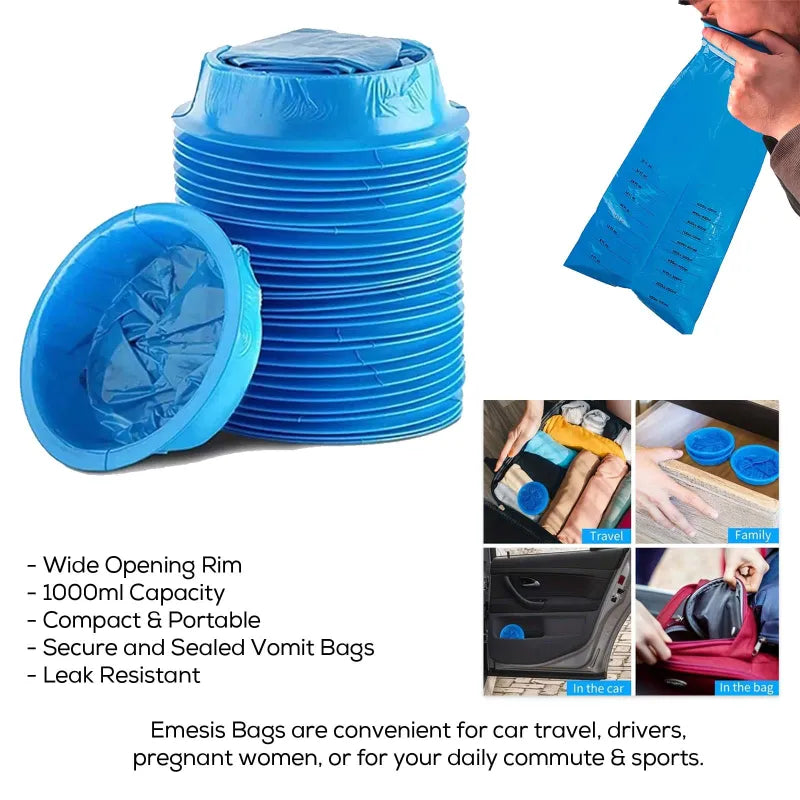 Emesis Vomit Bag 1000ML X50 (Pack of 50)