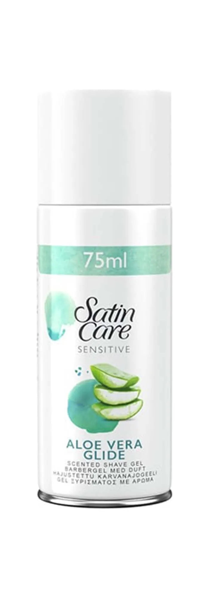 Gillette Satin Care Sensitive S/Gel 75ML (Pack of 6)