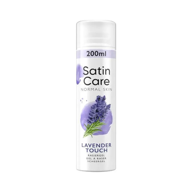 Satin Care Lavender Shave Gel 200ML (Pack of 6)