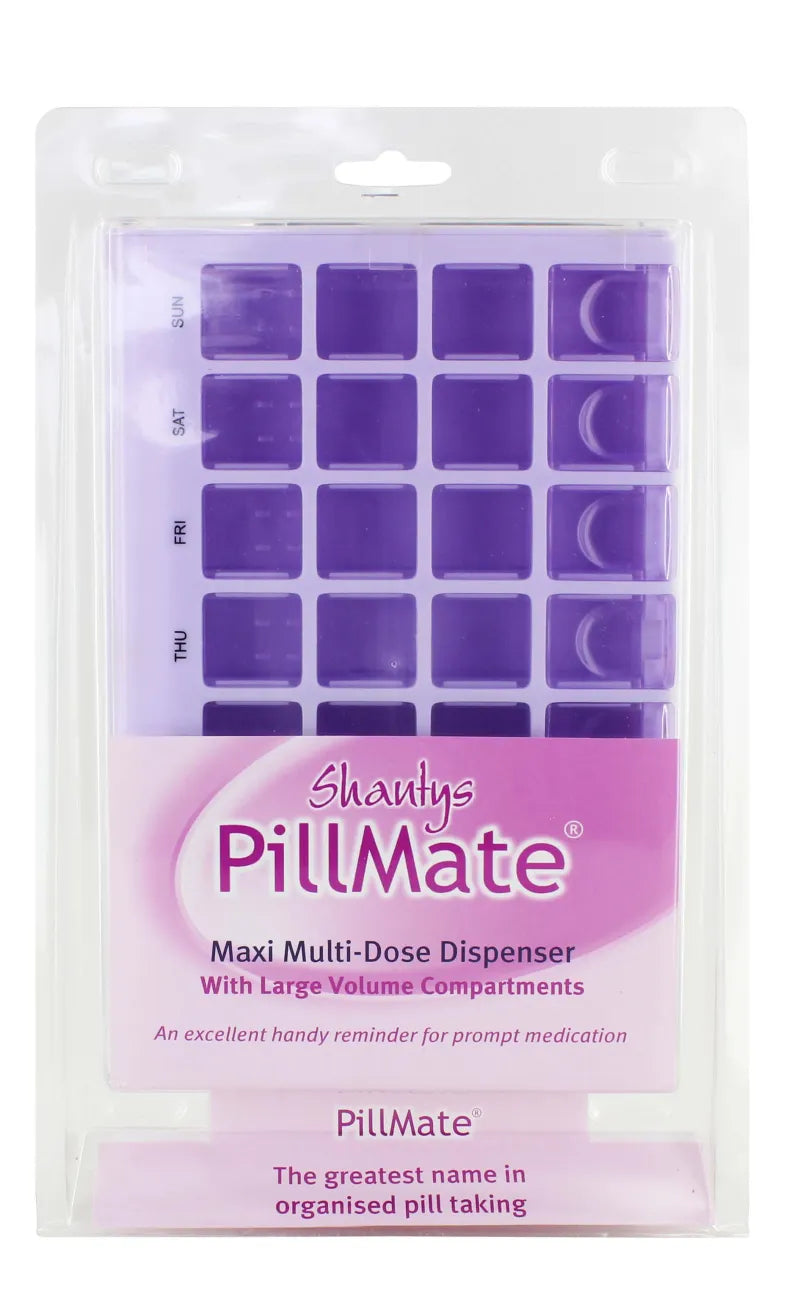 19029 Pillmate Maxi Pill Box (Pack of 4)