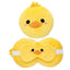 Resteazzz Head Pillow With Eye Mask Yellow Duck (Pack of 3)