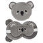 Resteazzz Head Pillow With Eye Mask Grey Koala (Pack of 3)