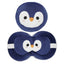 Resteazzz Head Pillow With Eye Mask Blue Penguin (Pack of 3)