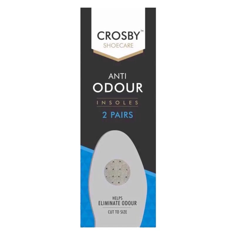 Crosby 2 Pair Anti-Odour Insoles (Pack of 6)