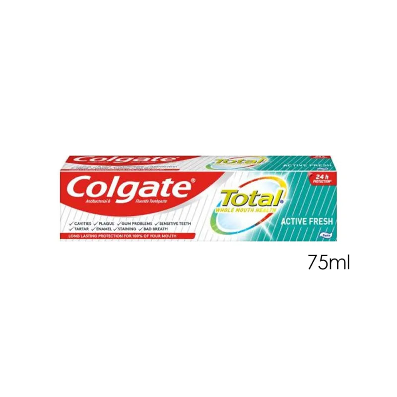 Colgate Active Fresh Total Toothpaste 75ML (Pack of 12)