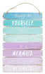 Me05317 Mermaid Ombre Wall Plaque (Pack of 6)
