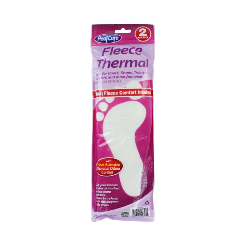 Rysons 2 Pair Fleece Thermal Insoles (Pack of 6)