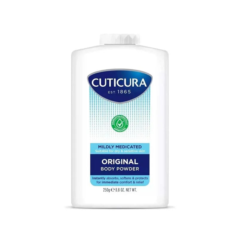 Cuticura Medicated Talc 250G *** Price Increase (Pack of 6)