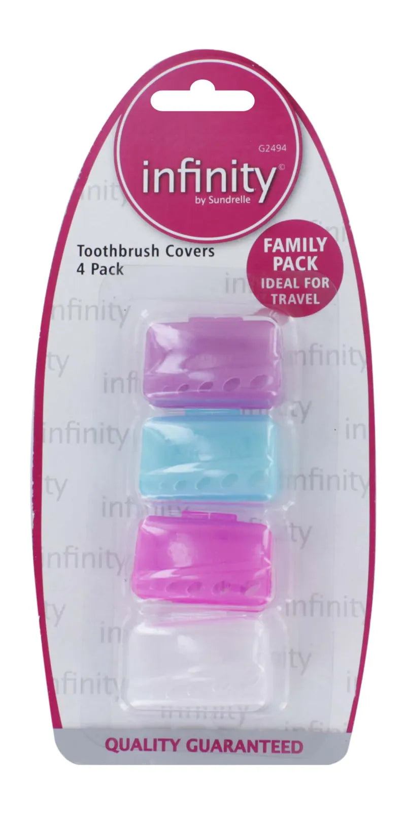 Infinity 4 Toothbrush Covers (Pack of 6)