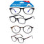 Crystal Clear Blue Light Screen Protect Glasses...Zero Strenght (Pack of 12)