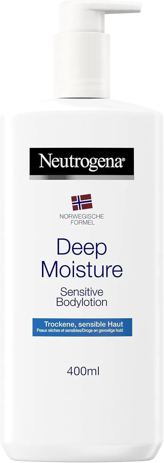 Neutrogena Deep Moisture Sensitive Body Lotion 400ML (Pack of 6)